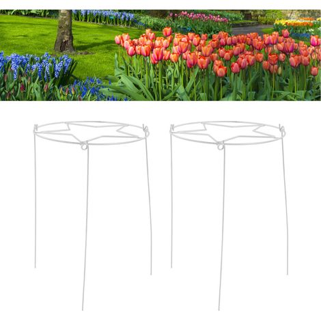 Set aus 2 minimalistischen und eleganten Rankgittern aus Blech für Kletterpflanzen, für den Innen- und Außenbereich. (1/5)