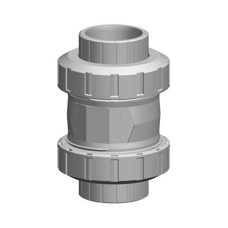 Clapet anti-retour GF 562 PVC-C/EPDM d 16 douille, ressort 1.4310