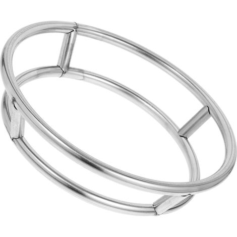 Support wok inox 27 cm – anneau résistant chaleur pour cuisine intérieure/extérieure (1/4)