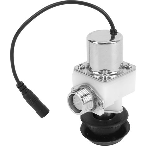 Électrovanne à impulsion électrique pour robinet à détecteur et arrosage jardin, entrée G1/2 sortie G3/8, ABS acier inoxydable (1/5)