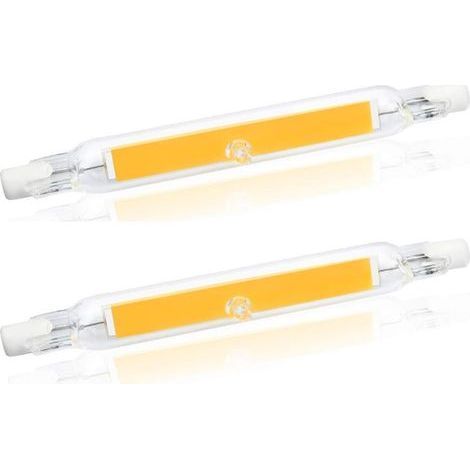 Ampoule LED à filament 5 W, équivalent à une ampoule halogène, parfaite pour la maison, la cuisine, la chambre, le balcon, le bureau, etc. (2 pièces, lumière naturelle 4000 K) (1/5)