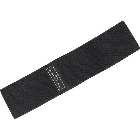 Bande de résistance antidérapante, bande élastique d'entraînement et d'étirement, ceinture de résistance (noire) (1/5)