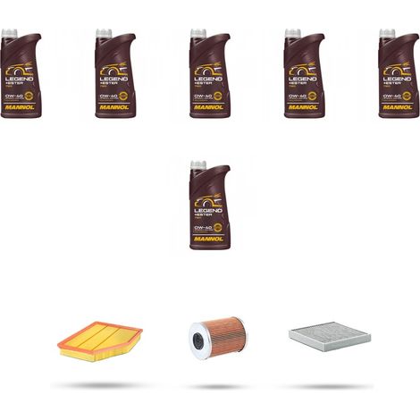 Kit tagliando 3 FILTRI e 6L OLIO compatibile con Bmw Z4(E85,E86) 3.2M 252kw dal 2006 (1/4)