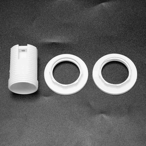Trois douilles à vis E14 à boîtier plastique, 250 V CA, 2 A (1/3)