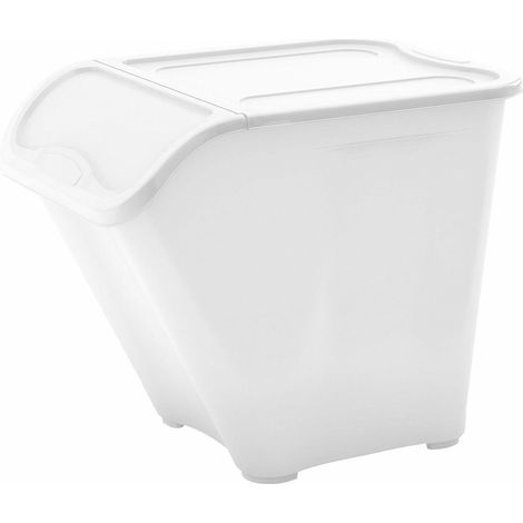 KETER KOSZ DO SEGREGACIJ ALL IN BOX   XL 55L MLECZNO BIAŁY   IT
