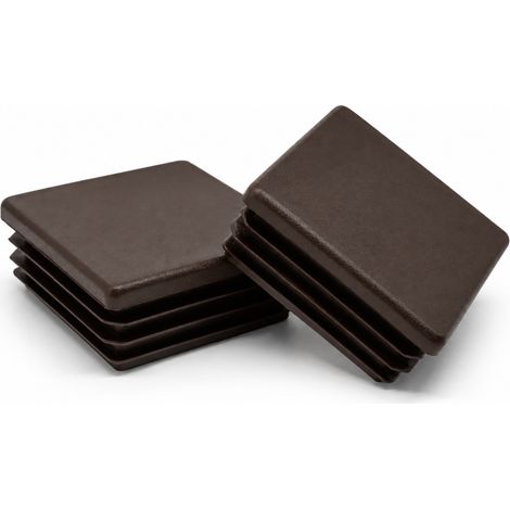 Tappo interno per profilo, palo, tetto 60x60, 50 pezzi, marrone (1/5)