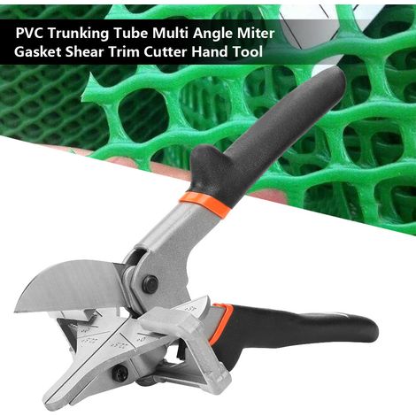 Gabarit d'onglet réglable 0°-135° pour coupe de moulure PVC, pince coupe-bise multi-angle, outil manuel de finition (1/5)