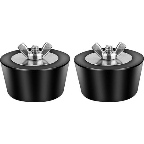 Bouchon Hivernage Piscine, 2 Pièces Bouchons d'hiver en Caoutchouc Bouchon Conique D'hivernage la Corrosion, Bouchon de Retour de Piscine Durable pour Les Piscines (51 MM) (1/5)