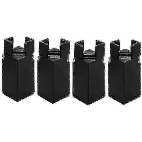 Rehausseur de meubles Z6 avec clip à vis réglable, rehausseur de table, rehausseur de chaise, rehausseur de lit, 10 cm, compatible avec les pieds carrés (1/5)