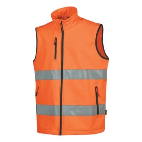 Gilet da lavoro alta visibilità U-Power Alcor in softshell - XXL - Arancione