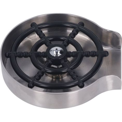 Barre de rinage automatique haute pression pour évier de cuisine, lave-verres en acier inoxydable, filetage UE 3/8, diamètre 16 mm (1/5)