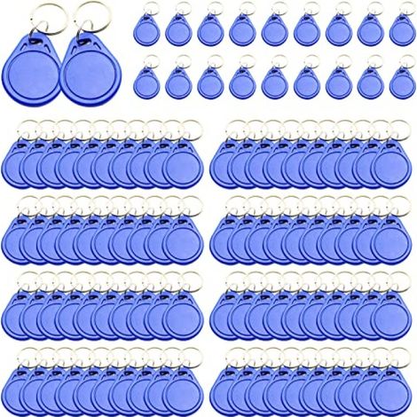 Irovami Porte-clés RFID NFC 100 pièces – 13.56MHz, UID modifiable – Idéal pour contrôle accès, hôtel, campus (1/5)