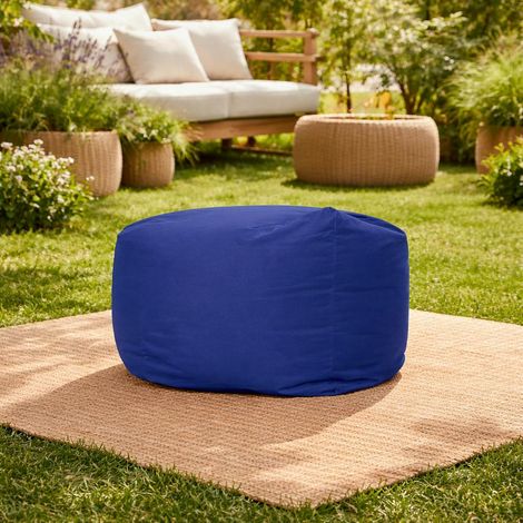 Pouf cube d'extérieur bleu ARTA (1/4)