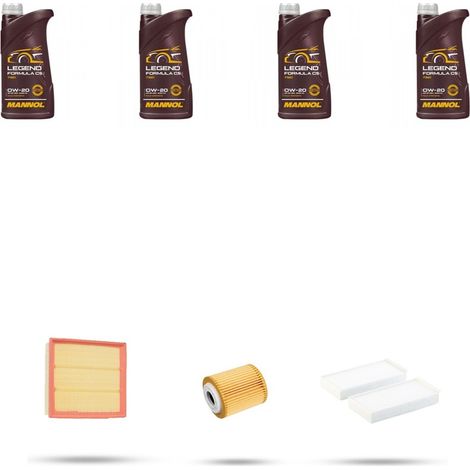 Kit tagliando 3 FILTRI e 4L OLIO compatibile con Citroen C-Elysee 1.5 hdi 75kw dal 2018 (1/5)