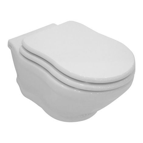 Water Time sospeso cm. 54x35 bianco lucido di Ceramica GSG