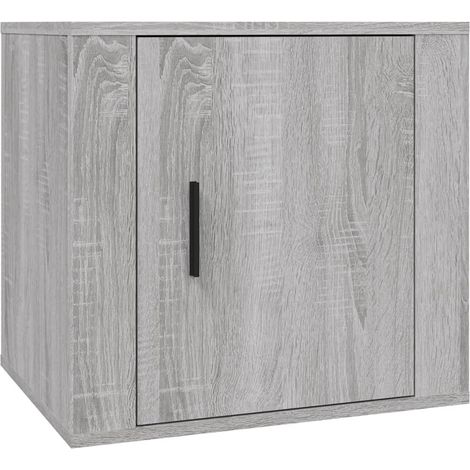 Maison Exclusive - Comodino Grigio Sonoma 50x39x47 cm