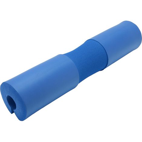 Coussin de protection pour cou et épaules en mousse NBR antidérapante, aspect mat, absorbant la transpiration, pour haltères et squats, bleu (1/5)