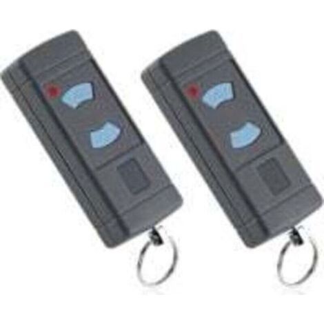 2er-Pack Garagentor-Sender mit blauen Tasten, 868 MHz, Ersatz für XU, HORMANN HSE2-868 HSM4-868 HSE4-868, kompatibel mit Tubauto HSM4-868 HS4-868 - (1/5)