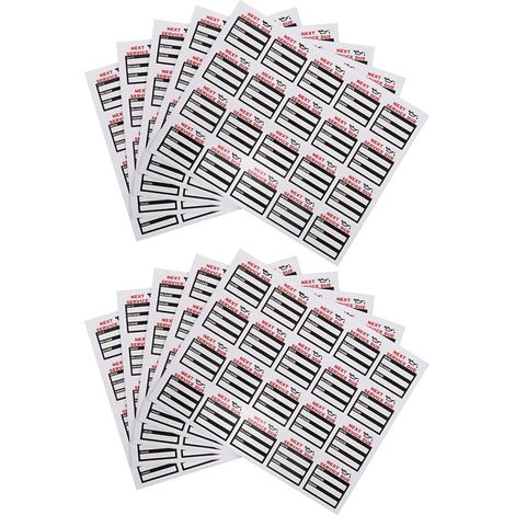 Change Stickers for Windshields 200 Pieces Scratch Resistant