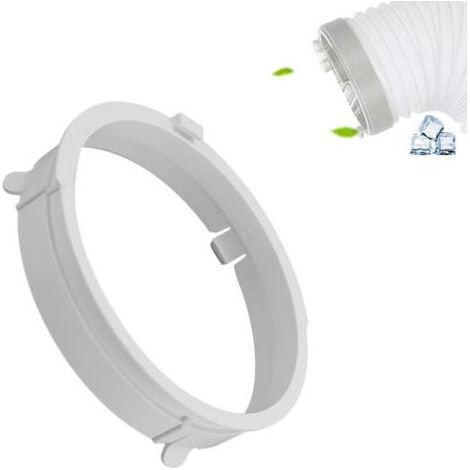 Ej.Life – 17 cm Abluftschlauchkupplung für tragbare Klimaanlagen – ABS-Anschluss für Midea 1.5P KYR 35 – Einfache, werkzeuglose Montage (1/5)
