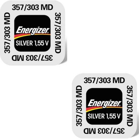 .2 piles Energizer 357/303.