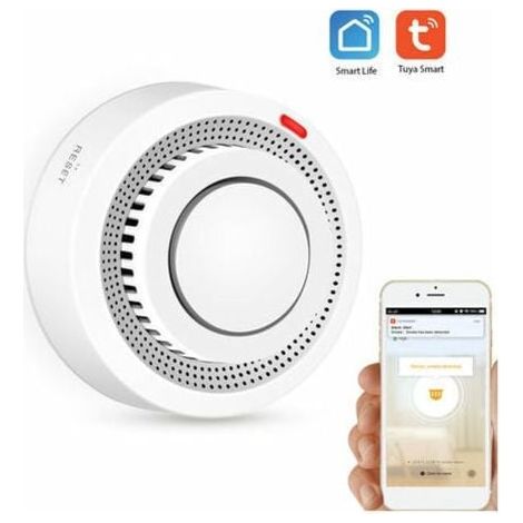 WLAN-Rauchmelder Smart Sensor Feueralarm Drahtloses Sicherheitssystem Smart Life Tuya App Smart Control Home Für Zuhause Küche / Geschäft / Hotel / Fabrik (1/4)