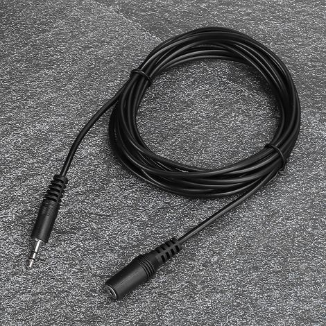 Câble d'Extension Audio 3.5mm 3m Mâle-Femelle - Cordon AUX Haute Fidélité