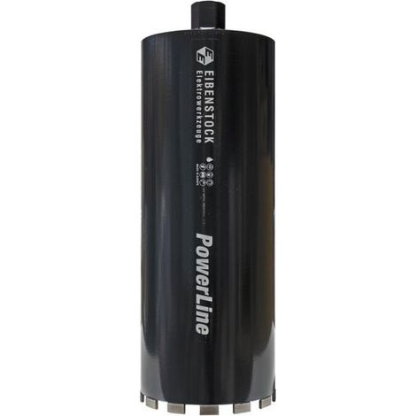 EIBENSTOCK Couronnes de forage diamantées à eau 1¼" Powerline, Ø 182 mm, longueur utile 450 mm - 36E18200