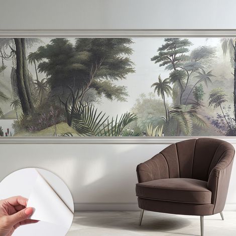 Carta da parati autoadesiva - impermeabile - murale da parete - decorazione murale - Paesaggio esotico 250x104 cm (1/5)