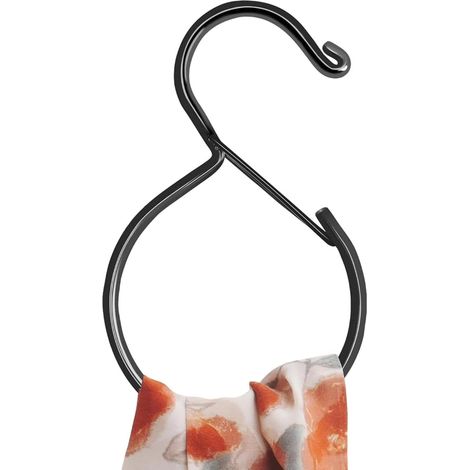 Crochet métallique en forme de S pour manteau , porte-cravates robuste , support suspension multifon
