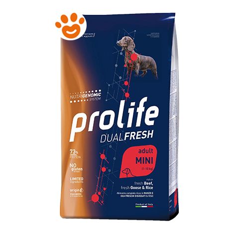 Cane - Mini Manzo, Oca & Riso Dual Fresh Prolife - size 600 gr (1/2)
