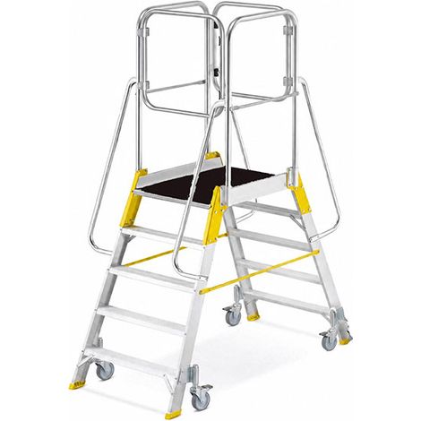 Leiternüberstieg 2x6 Stufen - Max Arbeitshöhe 3.26m - 9706R-MCP (1/5)