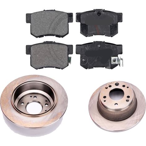KIT FRENI POSTERIORI compatibile con HONDA LEGEND IV (KB) - DISCHI + PASTIGLIE OEM: FDB956 / 16589 /SOSTITUZIONE DIRETTA/BASSA POLVERE/SILENZIOSO