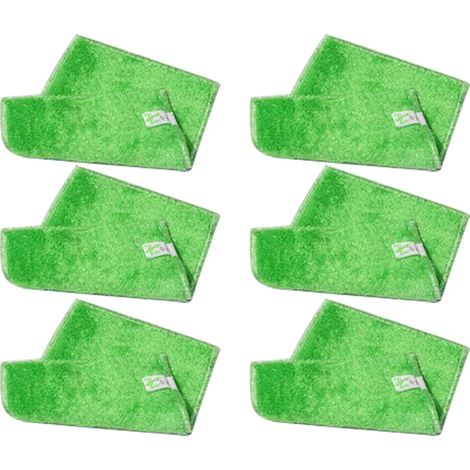 Chiffon Nettoyage - Fibres De Bois - Réutilisable - Absorbant - Pour Cuisine Salle De Bain Miroirs Électronique - 6 Pièces (1/5)