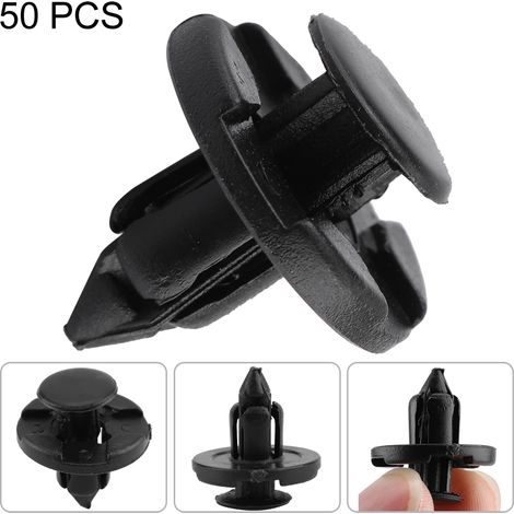 Fixations de clips pare-boue intérieur pour Nissan Xterra, Versa, Sentra, Maxima - Kit de 50 pièces, attaches de protection en plastique robustes. (1/5)