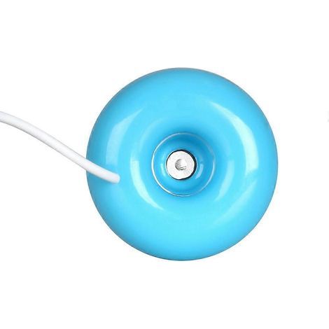 Mini-USB-Luftbefeuchter in Donutform, schwebender Ultraschall-Aroma-Diffusor und Luftreiniger für Büro und Zuhause (Blau) – 5,10 x 5,10 x 2,00 cm – Blau (1/3)