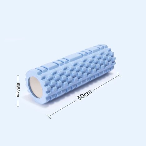 (Bleu) Colonne de yoga, rouleau de massage en mousse pour fitness et Pilates (1/3)