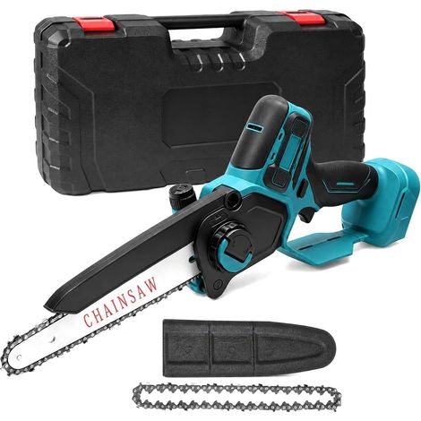 tronçonneuse 8 pouces compatible avec batteries 18V Tronçonneuse sans fil compacte pour couper le bois élaguer les branches et entretenir le jardin (1/5)