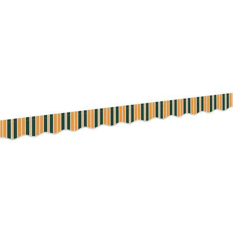 Maison Exclusive - Remplacement de lambrequin Vert et jaune 3 m Polyester