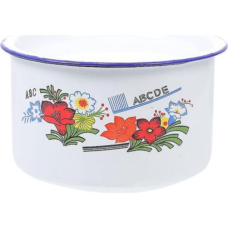 1 ensemble de bols émaillés rétro