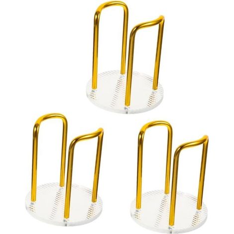 Lot de 3 distributeurs de gobelets en acrylique, porte-gobelets en papier, organisateur (1/5)