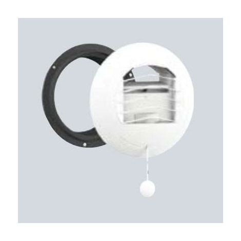 Anjos Ventilation – Bouche VMC autoréglable 45/120m³/h – Diamètre conduit 125 mm – Montage simple emboîtement – 2254 (1/2)