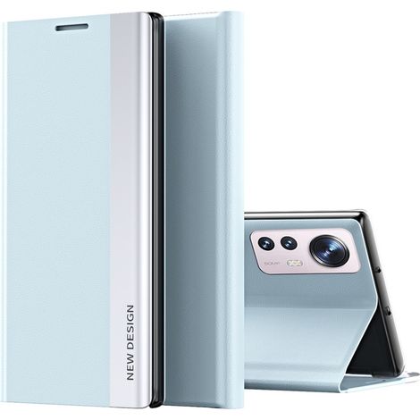Funda tipo libro para Xiaomi 12 / 12X, magnética lateral, azul (1/4)