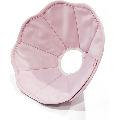 Collier de protection élisabéthain classique pour animaux, taille M, couleur rose, pour la convalescence post-opératoire (1/5)