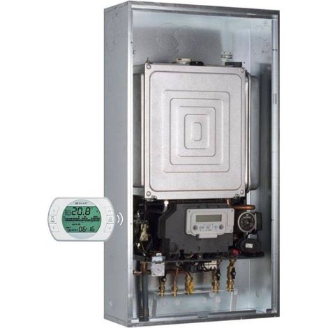 Beretta Caldaia A Condensazione Meteo Green HE 35 CSI AG Box External Metano/Gpl Completa Di Kit Scarico Fumi Classe A  KIT COASSIALE - 35 Kw
