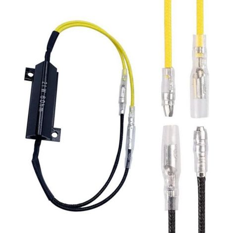 Resistance Adaptateur Moto - 21 W - 6 Ohm - Pour Clignotants LED - Lot De 4 (1/4)