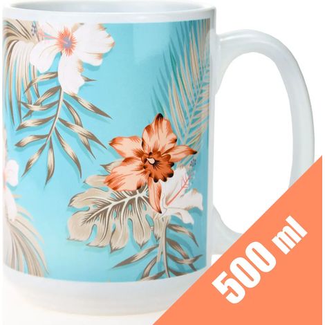 Türkisfarbener Toilettenbecher 500 ml (1/5)