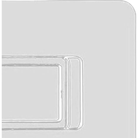Lot de 6 crochets adhésifs en résine pour étagère d'angle de douche, porte-savon, porte-brosse à dents, etc. (1/5)