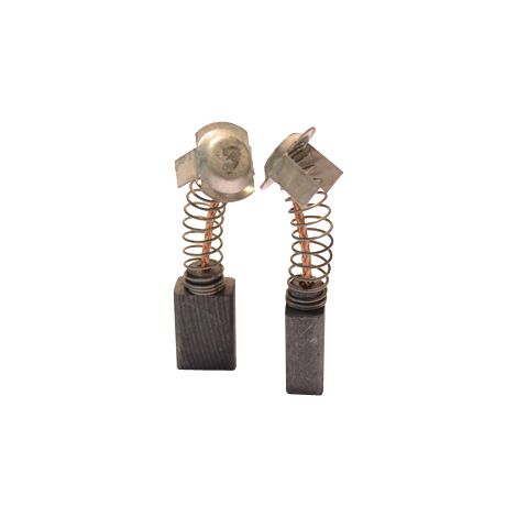 Jeu De 2 Charbons Adaptable Pour Hitachi, Diamond. Dimensions: 7 X 11 X 17mm.