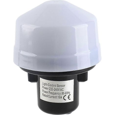 Interrupteur marche/arrêt automatique intelligent pour lampadaire de jardin extérieur haute sensibilité, alimentation 230 V CA. WHBYV (1/4)